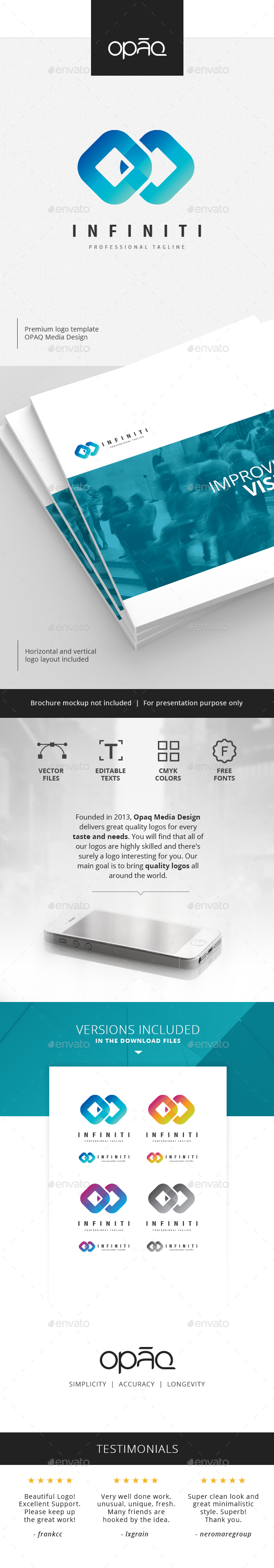 Infinity Abstract Symbol Logo - Symbols Logo Templates