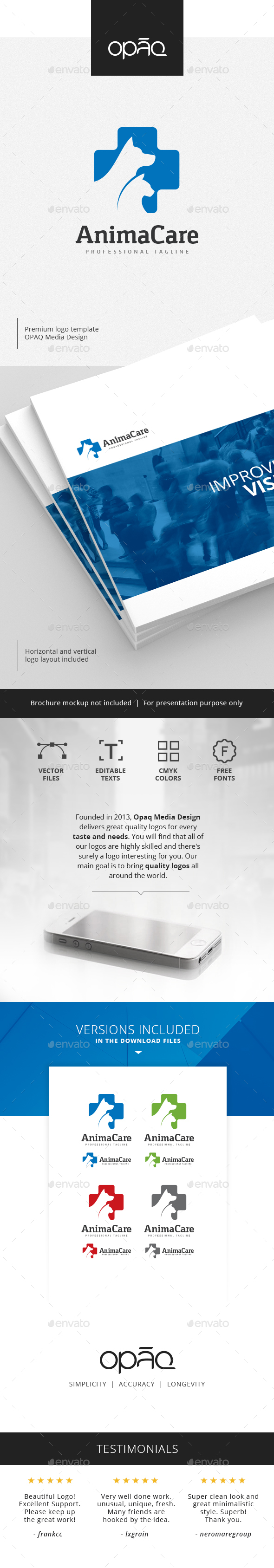 Animal Pet Care Logo - Animals Logo Templates