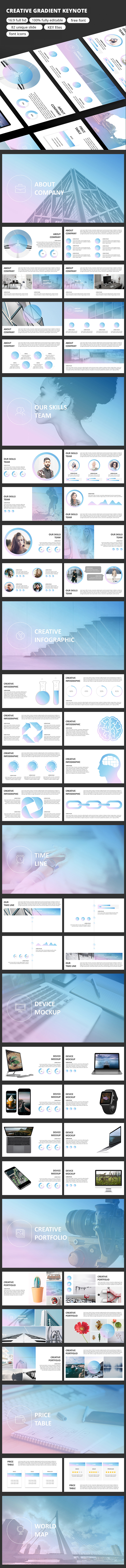 Creative Gradient - Keynote Presentation - Business Keynote Templates