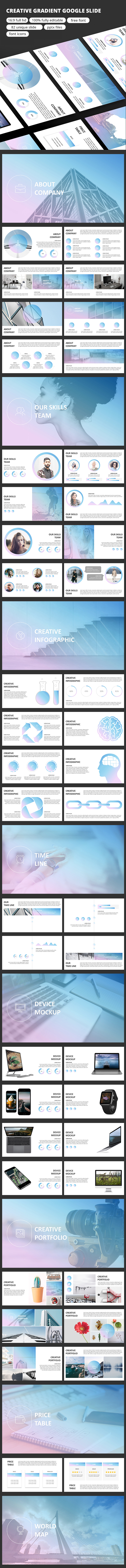 Creative Gradient - Google Slide - Google Slides Presentation Templates