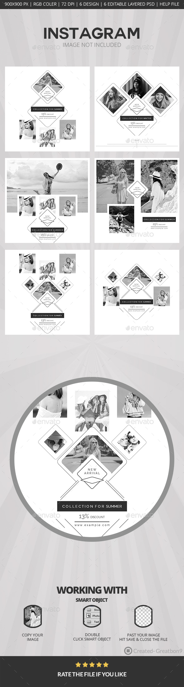 Instagram - Social Media Web Elements