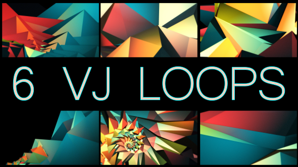Colors Collage Vj Loops Pack