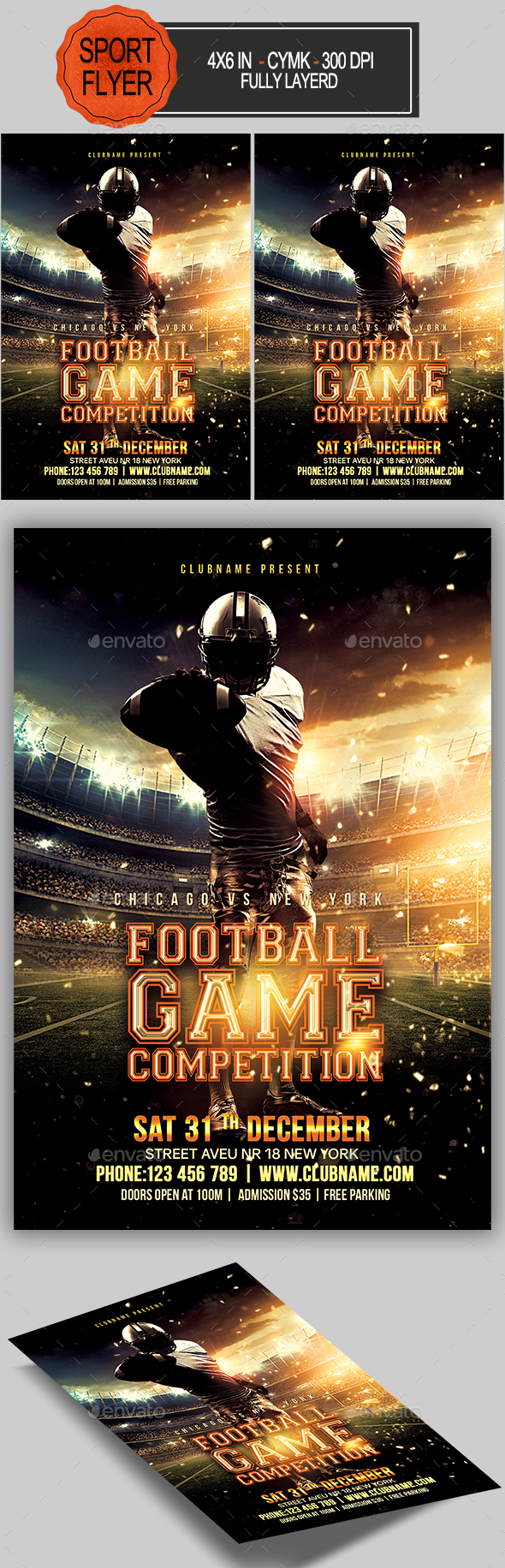 Football Flyer - Sports Events