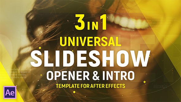 Universal Slideshow Opener - VideoHive 20482922