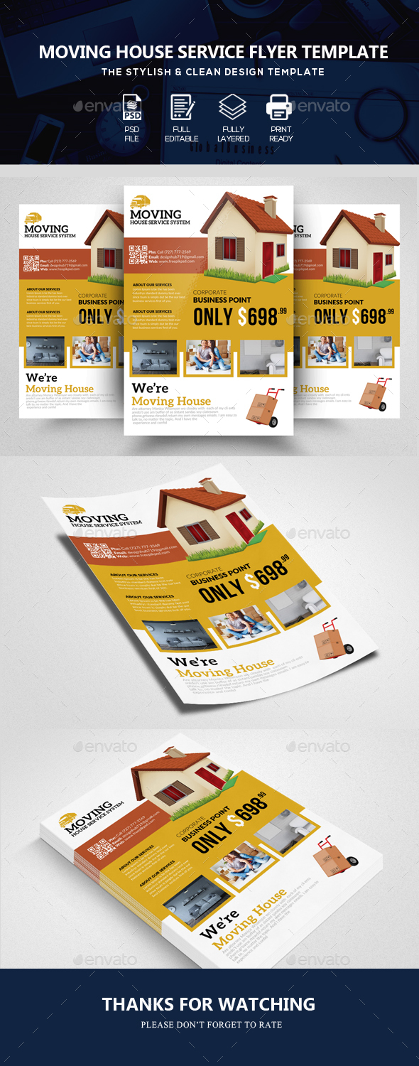 GraphicRiver Moving House Service Flyer 20483195 GraphicRiver Moving House Service Flyer 20483195