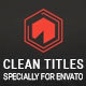 Clean Titles - VideoHive Item for Sale