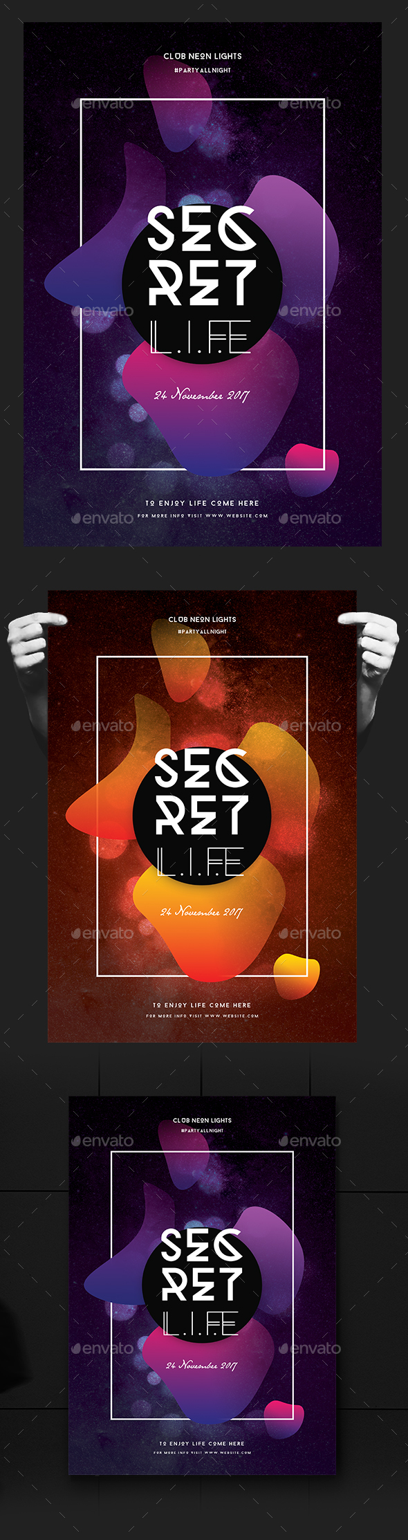 Event Flyer/Poster - Clubs & Parties Events