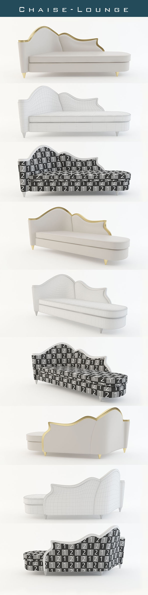 Chaise Lounge - 3DOcean Item for Sale