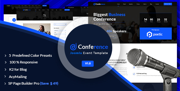 ThemeForest JD Conference Advanced One Page Joomla Event Template 20370906 ThemeForest JD Conference Advanced One Page Joomla Event Template 20370906
