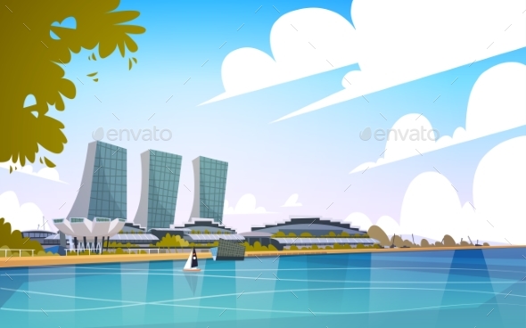 GraphicRiver Singapore City View Skyscraper Background Skyline 20486731 GraphicRiver Singapore City View Skyscraper Background Skyline 20486731
