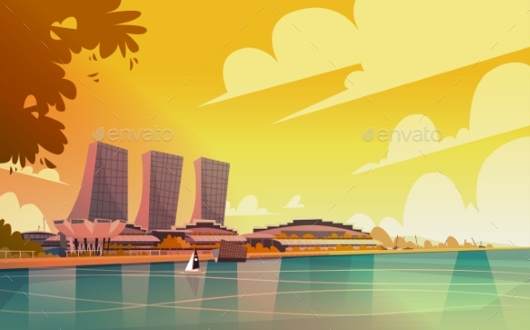 GraphicRiver Singapore City View Skyscraper Background Skyline 20486737 GraphicRiver Singapore City View Skyscraper Background Skyline 20486737