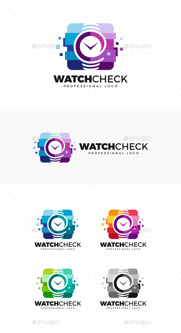 Watch Logo - Objects Logo Templates