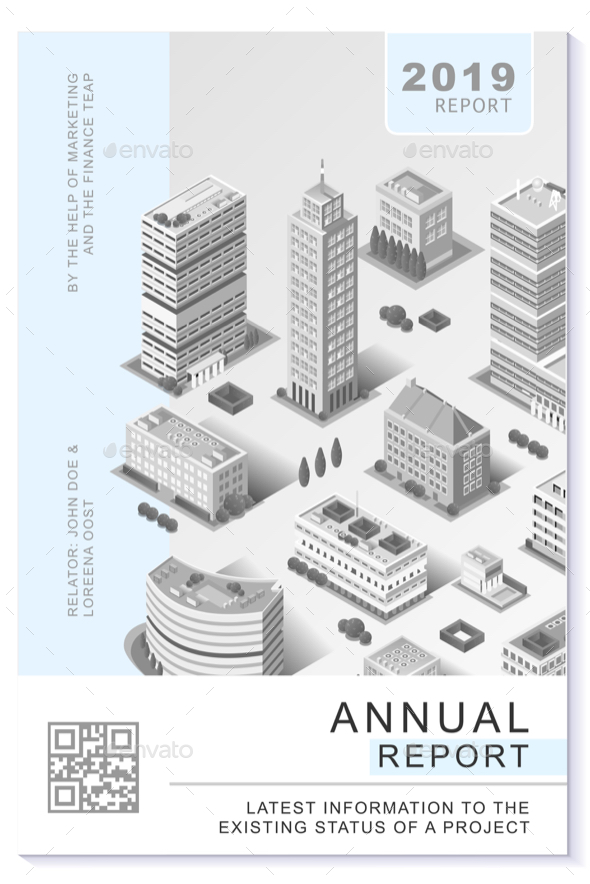 Proposal Newsletter Report Template Basic Vector Layout - Vectors