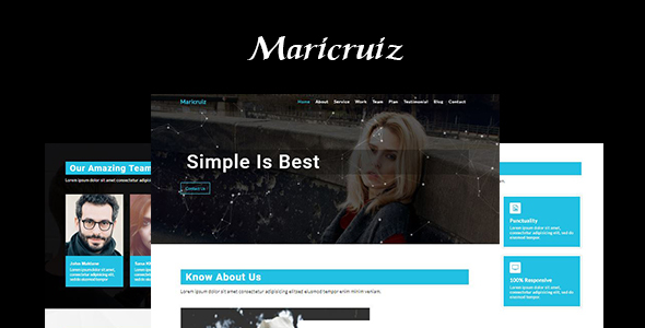 Maricruiz-Multipurpose One Page Template