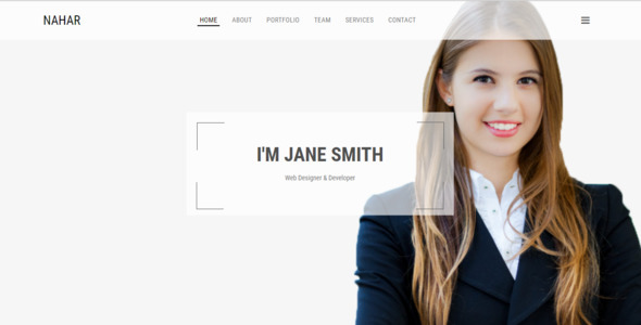 ThemeForest Nahar Personal Portfolio Template 20373606 ThemeForest Nahar Personal Portfolio Template 20373606