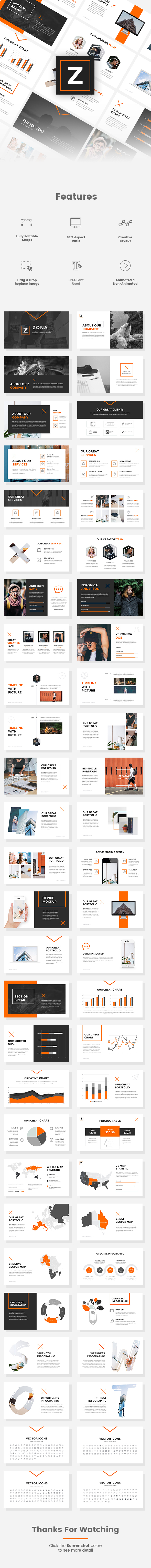 Zona - Creative Keynote Template - Creative Keynote Templates