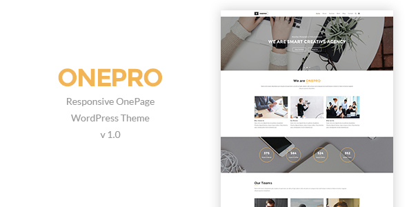 OnePro - Responsive Onepage WordPress Theme - Creative WordPress