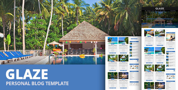 ThemeForest GLAZE Personal Blog Template 19870169 ThemeForest GLAZE Personal Blog Template 19870169