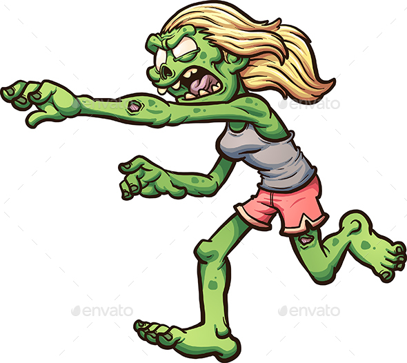 Running Zombie - Monsters Characters