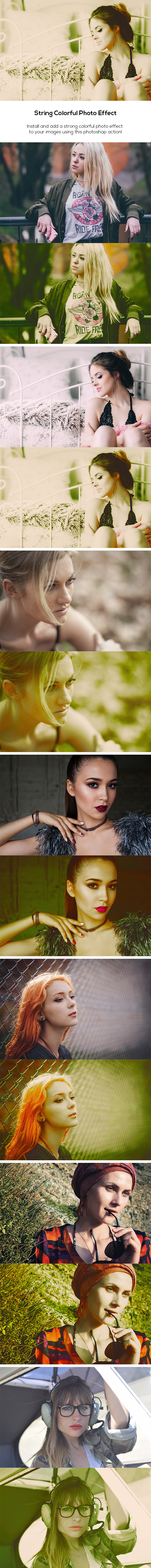 Spring Colorful Photo Effect - Photo Effects Actions