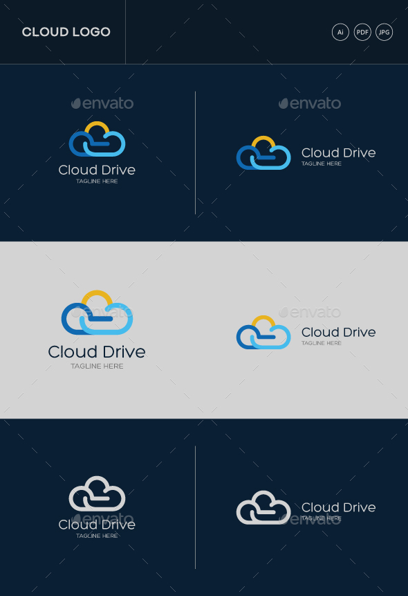 GraphicRiver Cloud Stock Logo 20491895 GraphicRiver Cloud Stock Logo 20491895