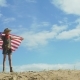 Boy Waving Big American Flag - VideoHive Item for Sale