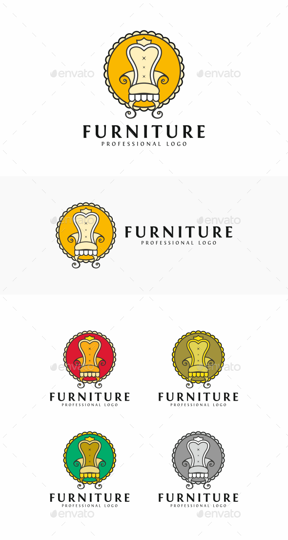 Chair - Objects Logo Templates