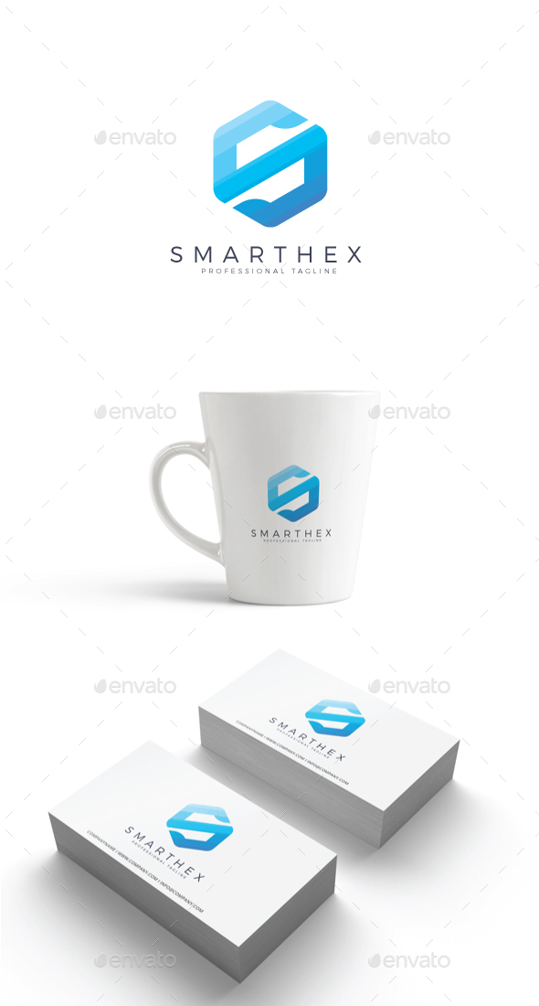 GraphicRiver Smart Hex Logo 20492322 GraphicRiver Smart Hex Logo 20492322
