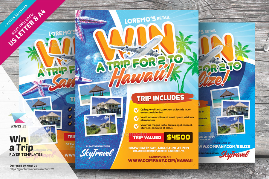 win a trip to