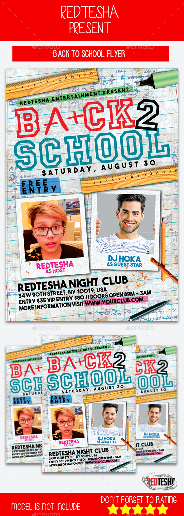 Back to School - Events Flyers