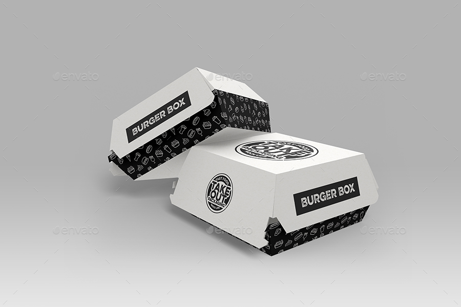 Download Burger Box Packaging Mock Up by incybautista | GraphicRiver