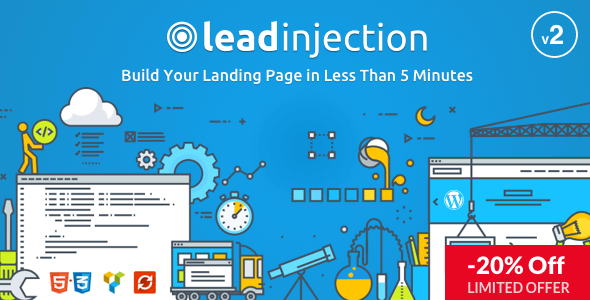 Leadinjection - Landing Page Theme - Marketing Corporate