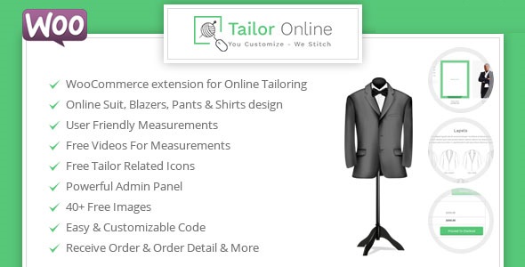 Tailor Online - WooCommerce Plugin for Online Custom Tailoring - CodeCanyon Item for Sale