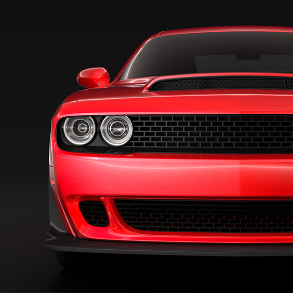 Dodge Challenger SRT - 3Docean 20495559