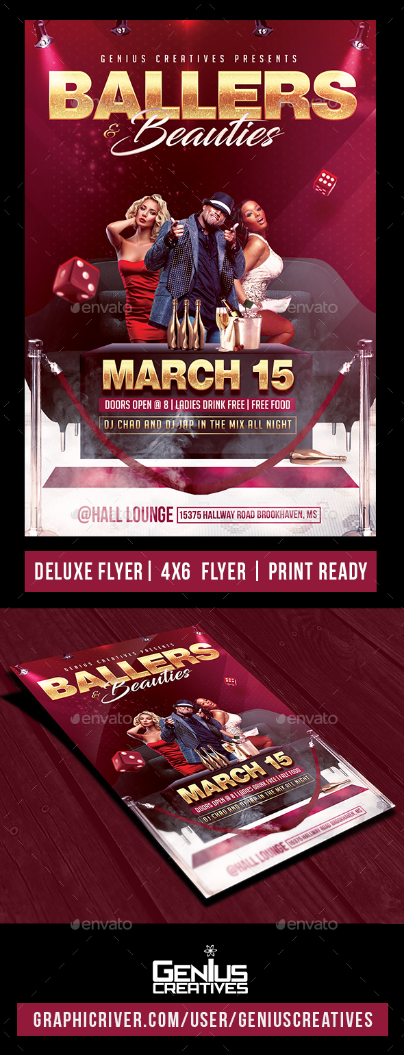 VIP Deluxe Party Flyer - Events Flyers