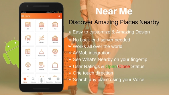 Near Me Pro - Android Place Finder App