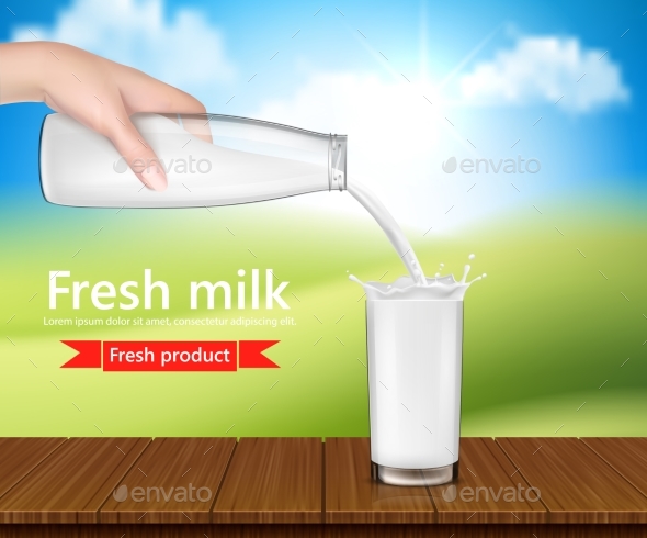 Background Fresh Milk - Food Objects