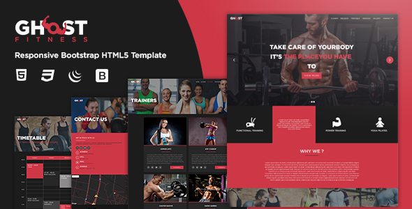 ThemeForest GHOST FITNESS Responsive Bootstrap HTML5 Template 20349544 ThemeForest GHOST FITNESS Responsive Bootstrap HTML5 Template 20349544