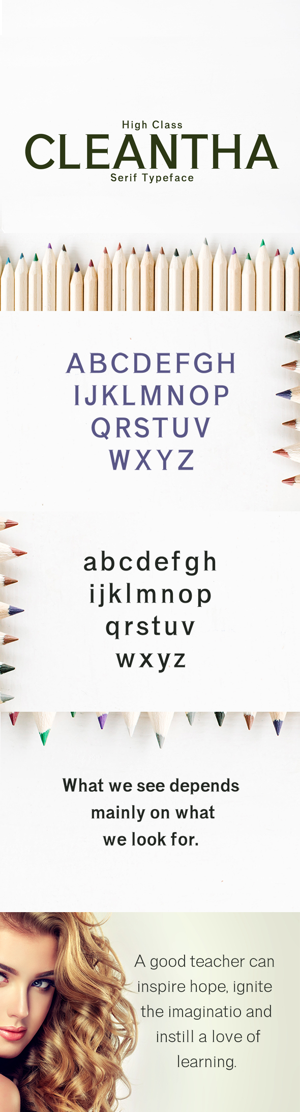 Cleantha Serif Font Family Pack - Serif Fonts