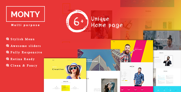 ThemeForest Monty Responsive & Multipurpose OnePage Template 20365232 ThemeForest Monty Responsive & Multipurpose OnePage Template 20365232