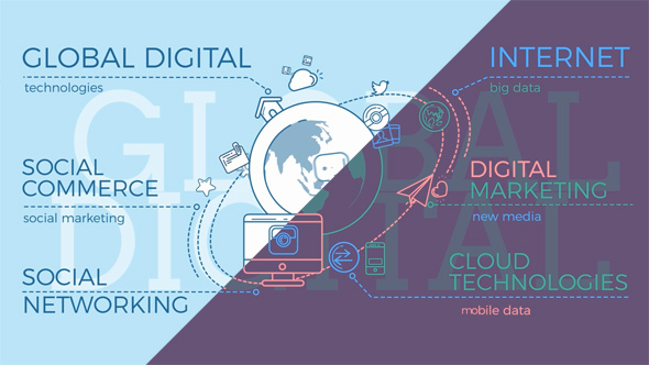 Global Digital World Video Displays template preview