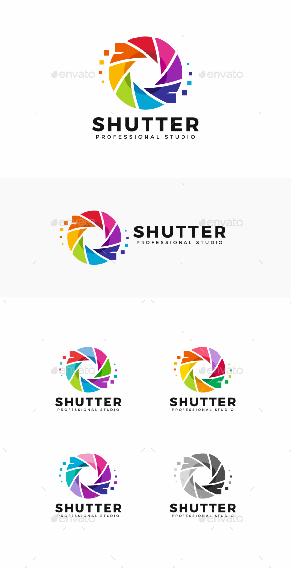 GraphicRiver Shutter Logo 20497819 GraphicRiver Shutter Logo 20497819