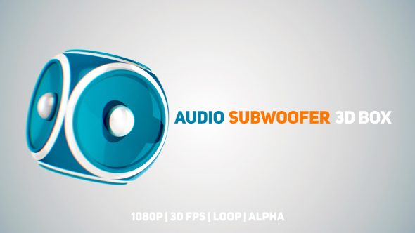 Audio Subwoofer 3D Box