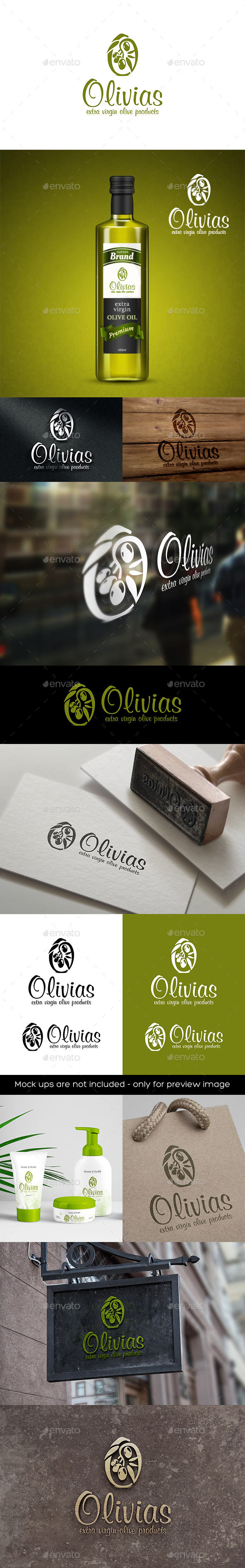Olives Branch O Letter Logo - Olivias - Letters Logo Templates