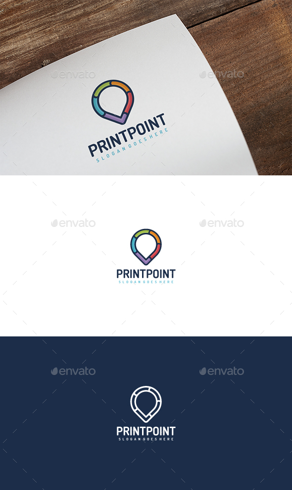 Colorful Point Logo - Abstract Logo Templates