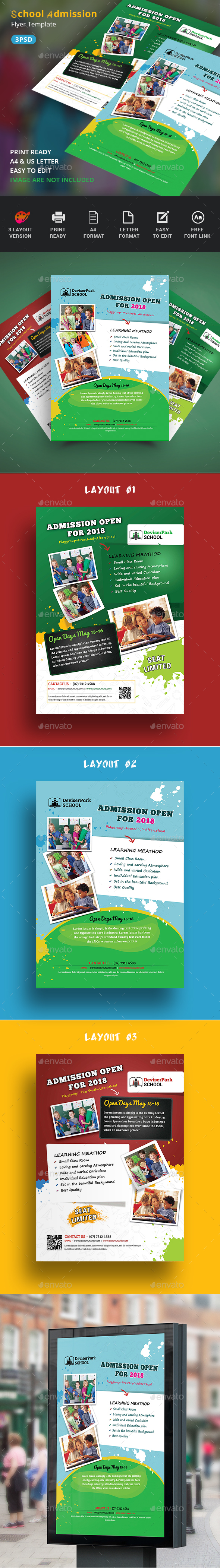 GraphicRiver Junior School Promotion Flyers 20498404 GraphicRiver Junior School Promotion Flyers 20498404