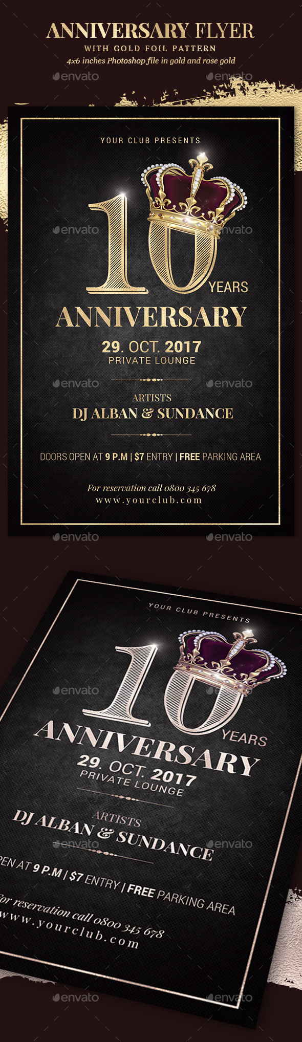 Anniversary Party Flyer - Events Flyers