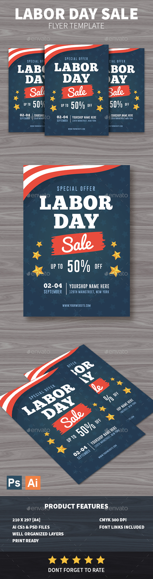 GraphicRiver Labor Day Sale Flyer 20498990 GraphicRiver Labor Day Sale Flyer 20498990