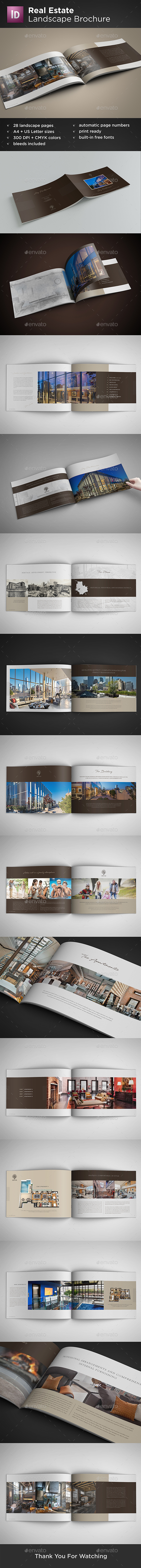 Real Estate Landscape Brochure - Catalogs Brochures