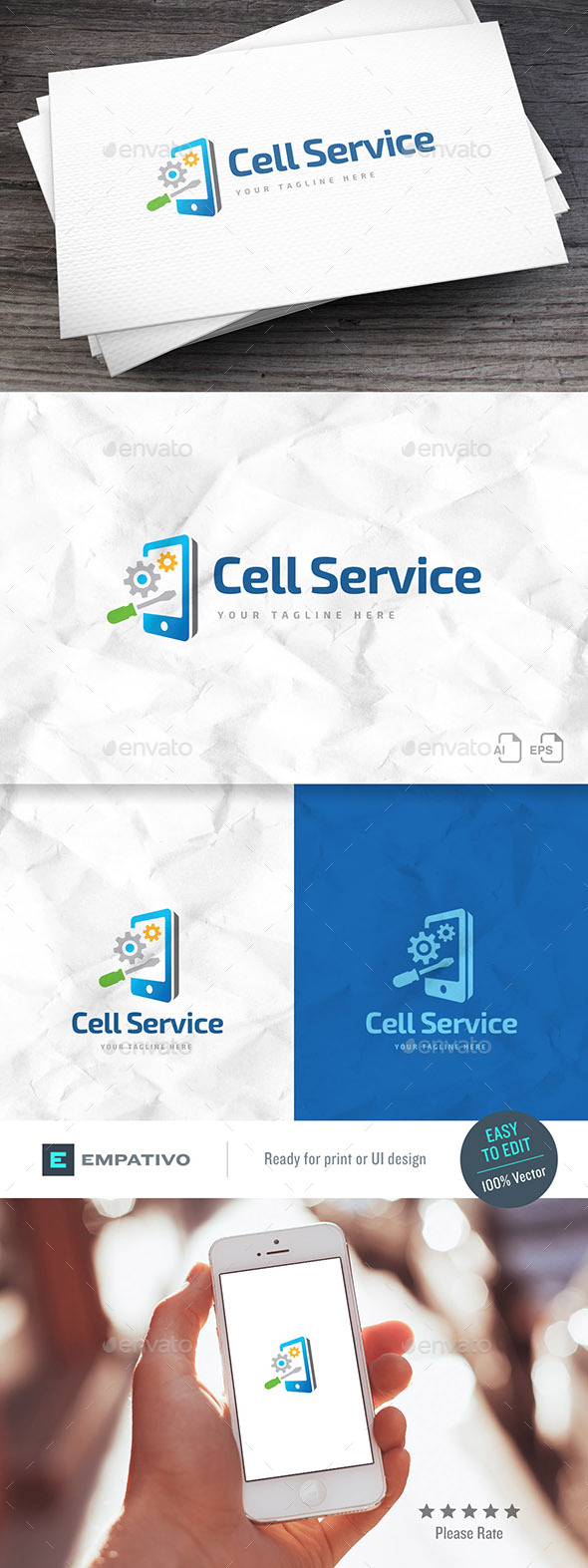 Cell Service Logo Template - Objects Logo Templates